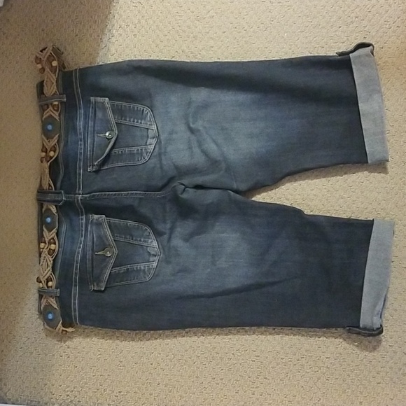 Suko Jean shorts in blue. Sz 14 - Picture 3 of 3